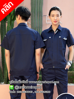 ชุดช่าง ++คลิกภาพดูรายละเอียดด้านใน ชุดทำงานช่าง ชุด shop ชุดช่างโรงงาน ชุดทำงานผู้ชาย