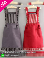 ผ้ากันเปื้อนร้านทำเล็บ ++คลิกภาพดูรายละเอียดด้านใน ผ้ากันเปื้อนพนักงานเสริฟ ผ้ากันเปื้อนพนักงาน ผ้ากันเปื้อนสไตล์เกาหลี