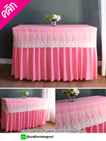 ผ้าปูโต๊ะพร้อมลูกไม้ ++คลิกภาพดูรายละเอียดด้านใน ผ้าคลุมโต๊ะงานเลี้ยง ผ้าปูโต๊ะงานเลี้ยง ผ้าปูโต๊ะโรงแรม ผ้าปูโต๊ะกลม