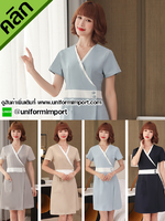 ชุดสปา ชุดนวด ++คลิกภาพสินค้าดูรายละเอียดด้านใน ชุดพนักงานสปา ชุดฟอร์มพนักงาน ชุดทำงานผู้หญิง ชุดนวดไทย