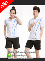 เสื้อกีฬา เสื้อโปโลสีขาว ++คลิกภาพดูรายละเอียดด้านใน เสื้อกีฬาสีชมพู เสื้อโปโลสีขาว เสื้อแบดมินตัน เสื้อออกกำลังกาย เสื้อทีม