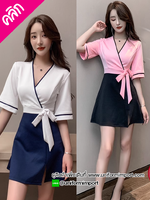 ชุดรีเซฟชั่น ++คลิกภาพดูรายละเอียดด้านใน ชุดแอร์โฮสเตส ชุดฟอร์มพนักงาน ชุดยูนิฟอร์ม ชุดพนักงานโรงแรม