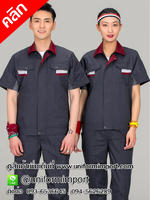 ชุดช่างแขนสั้น ++คลิกดูรายละเอียดด้านใน ยูนิฟอร์มช่าง uniform ชุดshop ชุดช่างโรงงาน ชุดช่าง ชุดพนักงานโรงงาน ชุดช่างซ่อม