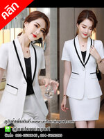 ชุดสูททำงานผู้หญิง ++คลิกดูรายละเอียดด้านใน ชุดฟอร์มออฟฟิศ ชุดฟอร์มพนักงาน ชุดทำงานผู้หญิง ชุดสูทผู้หญิง ชุดพนักงานคลินิก