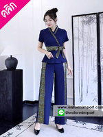 ชุดสปา ชุดพนักงานคลินิก ++คลิกภาพดูรายละเอียดด้านใน ชุดยูนิฟอร์ม ชุดทำงานผู้หญิง ชุดแอร์โฮสเตส ชุดพนักงานต้อนรับ ชุดพนักงานโรงแรม