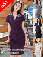 ชุดทำงานผู้หญิง +++คลิกดูรายละเอียดด้านใน ชุดฟอร์มพนักงาน ชุดยูนิฟอร์ม ชุดทำงานผู้หญิง เสื้อสูทผู้หญิง แฟชั่นทำงานผู้หญิง ชุดพนักงานคลินิก ชุดฟอร์มพนักงาน