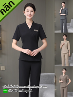 ชุดสปา ชุดนวดแผนไทย ++คลิกภาพดูรายละเอียดด้านใน ชุดพนักงานสปา ชุดพนักงานนวด ชุดสปาไทย ชุดฟอร์มพนักงาน