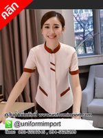 เสื้อพนักงานความสะอาด ++คลิกภาพดูรายละเอียดด้านใน เสื้อแม่บ้าน เสื้อเมด เสื้อพนักงานโรงแรม เสื้อพนักงานรีสอร์ท เสื้อฟอรมพนักงาน
