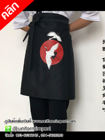 ผ้ากันเปื้อนพนักงานเสริฟร้านญี่ปุ่น ++คลิกภาพดูรายละเอียดด้านใน เสื้อพนักงานเสริฟร้านญี่ปุ่น เสื้อพนักงานต้อนรับร้านญี่ปุ่น เสื้อฟอร์มพนักงานสไตล์ญี่ปุ่น เสื้อเชฟญี่ปุ่น