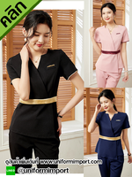 ชุดฟอร์มพนักงาน ++คลิกภาพดูรายละเอียดด้านใน ชุดแอร์โฮสเตส ชุดทำงานผู้หญิง ชุดพนักงานคลินิก ชุดพนักงานต้อนรับ ชุดพนักงานโรงแรม