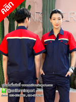 เสื้อช่าง ++คลิกภาพดูรายละเอียดด้านใน แจ็คเก็ตช่าง เสื้อช่างแขนสั้น เสื้อช็อปช่างแขนสั้น