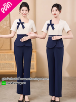 ชุดฟอร์มพนักงาน ++คลิกภาพดูรายละเอียด ชุดพนักงานคลินิก ชุดทำงานผู้หญิง ชุดพนักงานบริการ ชุดพนักงานโรงแรม ชุดพนักงานต้อนรับ ชุดพนักงานสปา