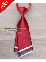 เนคไทสีแดง เน็คไทด์สำเร็จรูป เนคไทสั้น Tie ไทด์ผู้หญิง ไทด์ผู้ชาย เนคไทผ้าไหม