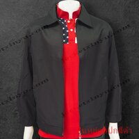 ไซส์ 52 = SIZE "M" เสื้อแจ็คเก็ต Xinyu คอปก สีดำ
