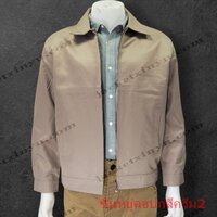 ไซส์ 52 = SIZE "M" เสื้อแจ็คเก็ต Xinyu คอปก สีครีม2