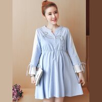 เสื้อคลุมท้องสีฟ้าลายก่อนเมฆ size:L