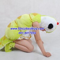 ชุดหนอนผีเสื้อ Size 140 สูง 130-140 ซม (ตัวนี้สีจะเข้มกว่าหน่อยครับ)
