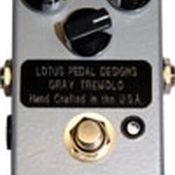 Lotus Pedals Gray Tremolo Pedal