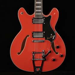 Hagstrom Tremar Viking Deluxe - Cream Red