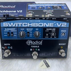 Radial Engineering Switchbone V2 ABY/C Amp Selector and Booster Pedal
