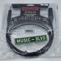 Mogami Gold TRSXLRM-06 Balanced 1/4-inch TRS Male to XLR Male Patch Cable - 6 foot