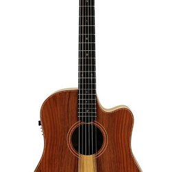 Cole Clark Fat Lady 2 Series Dreadnought Acoustic-Electric Guitar Redwood Australian-grown - Natural