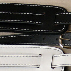 Airline Vintage Style Guitar Strap - Black
