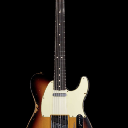 Fender Custom Shop 1963 Telecaster Heavy Relic Rosewood Board 3-Tone Sunburst