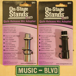 On-Stage Stands QK2 Quick-Release Microphone Adapter