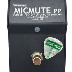 Whirlwind Micmute PP Push-On/Push-Off Audio Switch (Pedal)