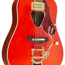 Gretsch Guitars G5034TFT Rancher Dreadnought Acoustic Guitar Savannah Sunset