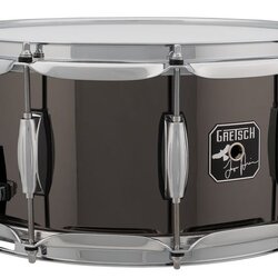 Gretsch Drums Taylor Hawkins Designed 10-Lug Snare Drum Black Nickel Over Steel6.5 x 14 Inch
