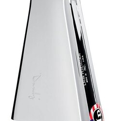 LP Limited John Dandy Rodriguez Signature Low Pitch Hand Held Cowbell, Chrome Plated, Signed