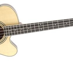 Jasmine by Takamine ES50C Cutaway Acoustic-Electric Bass Guitar Natural