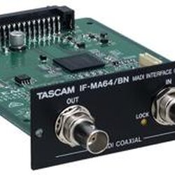 TASCAM IF-MA64/BN MADI Interface Card for TASCAM DA-6400 Multitrack Recorder - BNC