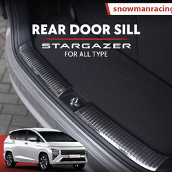 กาบบันไดหลัง All New Stargazer Stainless Black (2 ชิ้น)