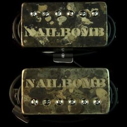 Bare Knuckle Nailbomb Humbucker Pickup Set (Etched Camoflauge)