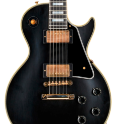Gibson Custom Murphy Lab 1957 Les Paul Custom Reissue 2-Pickup Ultra Light Aged Electric Guitar Ebony