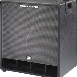 Genz Benz Uber Bass 600W 2x12 Bass Speaker Cabinet Black4 Ohms