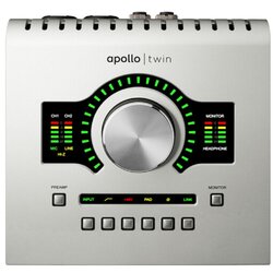 Universal Audio Apollo Twin USB Heritage Edition Desktop 10x6 USB Audio Interface with Real-Time UAD Processing for Windows