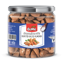 GoMuc โกหมึก อัลมอนด์อบเกลือ 200 กรัม ROASTED SALTED ALMONDS