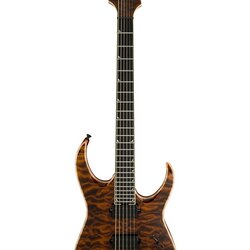 Jackson USA Signature Model Misha Mansoor Juggernaut HT6 Electric Guitar - Amber Tiger Eye