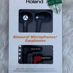 Roland CS-10EM Binaural Microphones/Earphones