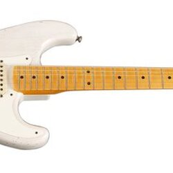 Fender Custom Shop Master Built By Greg Fessler 1955 Relic Stratocaster Electric Guitar White Blonde