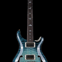 PRS Private Stock 9064 Hollowbody II Piezo Curly Maple Top Brazilian Rosewood Board Sub-Zero Glow