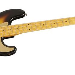 Fender Custom Shop 1957 Precision Bass Relic Electric Bass Guitar Masterbuilt by Dale Wilson 2 Color Sunburst