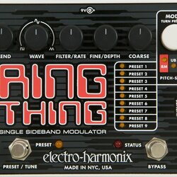 Electro-Harmonix Ring Thing Modulator Guitar Effects Pedal