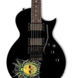 ESP LTD Kirk Hammett EKH-3 Spider 30th Anniversary Edition Electric Guitar - Black