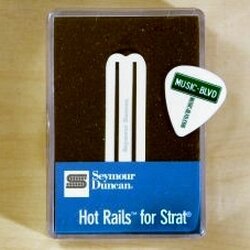Seymour Duncan SHR-1b Hot Rails Strat Pickup - White Bridge
