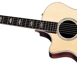 Taylor 814ce-L Rosewood/Spruce Grand Auditorium Left-Handed Acoustic Electric Guitar Natural